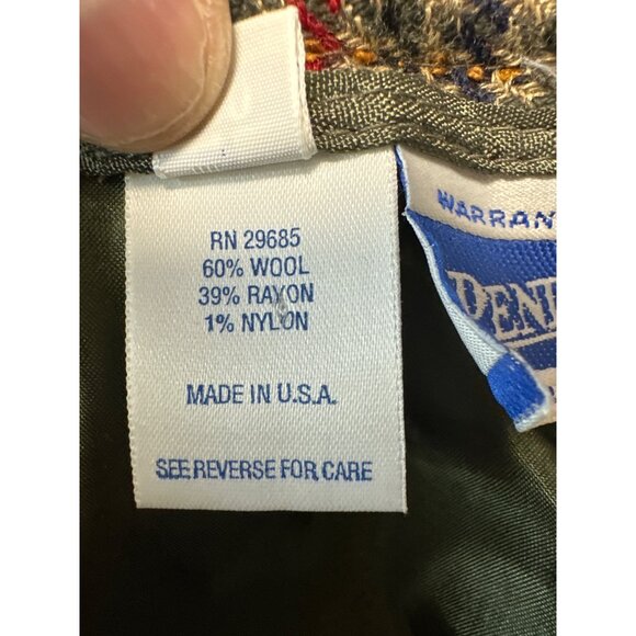 Pendleton Vintage Womens Plaid Wool Blend High-Waisted Trousers Size 10 - Picture 6 of 10